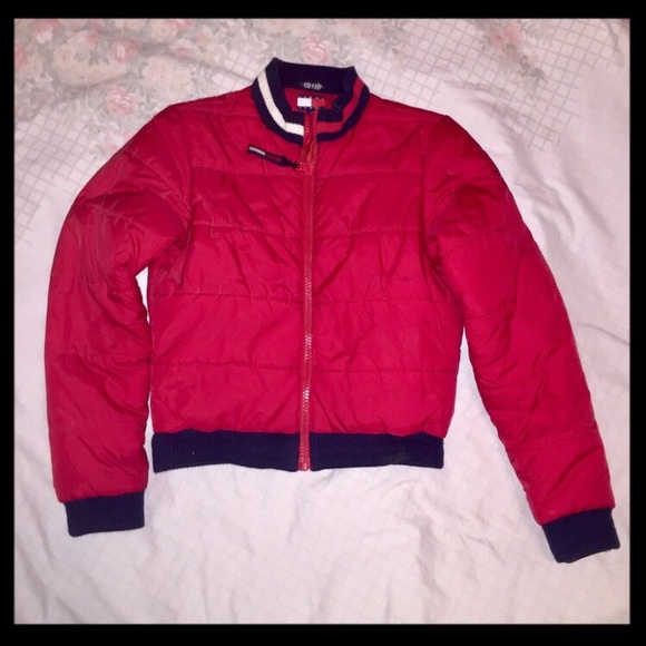 Tommy Hilfiger Jackets & Blazers - Women’s Size S Tommy Jeans Brand Red Puffer Jacket
